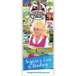 Vinyl Banner with Stand Blue Books - Inspire of Love of Reading DPIL 1