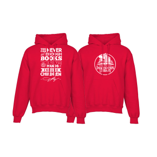 DPIL Printed Hoodie - Red