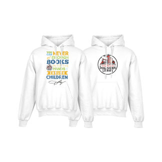 DPIL Printed Hoodie - White